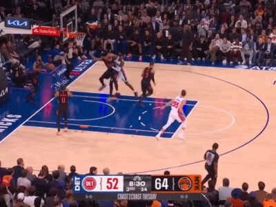 Briga esquenta jogo entre Knicks e Pistons na NBA; vídeo