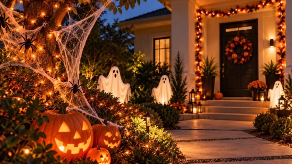 Decoração de Halloween: Veja como instalar luzes e enfeites externos com segurança