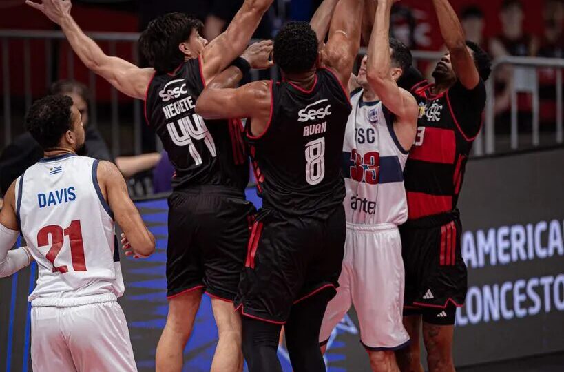 Flamengo vence Defensor (URU) e avança invicto às quartas na Liga Sul-Americana de Basquete
