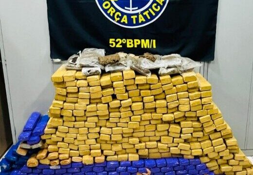 Força Tática apreende mais de 300 kg de maconha em casa em Mirassol