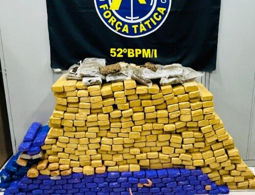 Força Tática apreende mais de 300 kg de maconha em casa em Mirassol