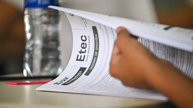 Inscrições para o Vestibulinho 2027 das Etecs são prorrogadas até 10 de novembro