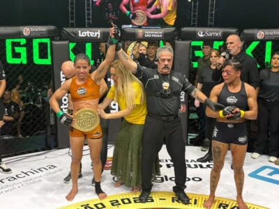 Nágila Goku é campeã do Fight do Milhão após castigar Sattelmayer e embolsa R$ 500 mil
