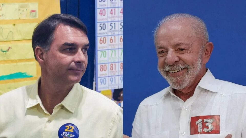 O voto dos candidatos: Flávio pede mudança e Lula agradece mobilização