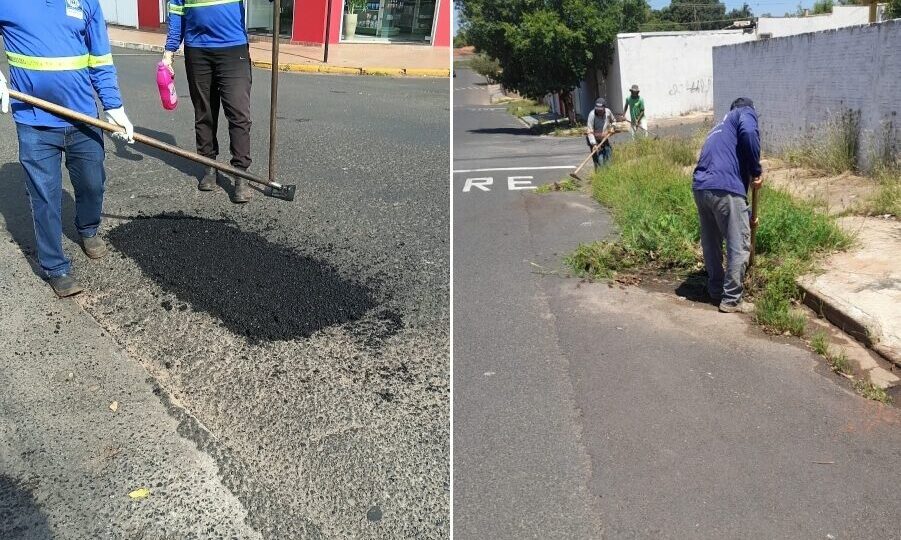 Prefeitura mantém serviços de limpeza e conservação em diferentes regiões de Votuporanga