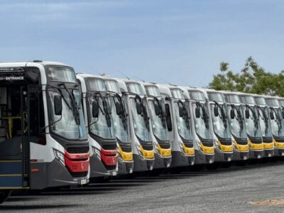 Rio Preto recebe 40 novos ônibus para renovar frota do transporte coletivo