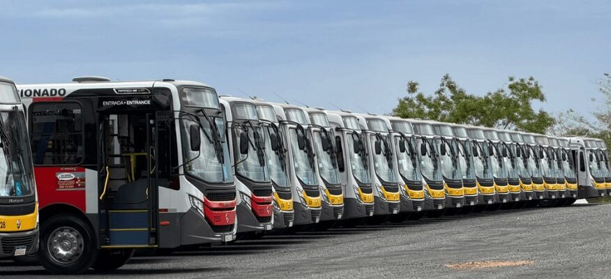 Rio Preto recebe 40 novos ônibus para renovar frota do transporte coletivo