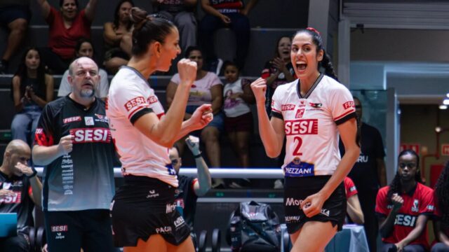 Sesi-Bauru vence o Fluminense e mantém os 100% na Superliga Feminina