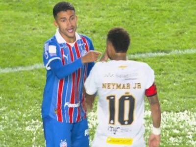 Sóbis diz que Nestor, do Bahia, entrou na mente do Neymar: "Craque do jogo"