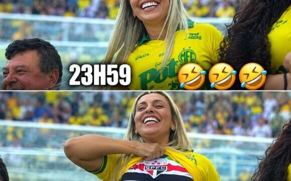 “Torcedora” do Mirassol revela camisa do São Paulo no Maião e vira meme
