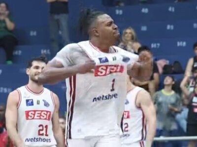 Vitinho começa em alta no Sesi Franca, soma 38 pontos e conquista a torcida no NBB